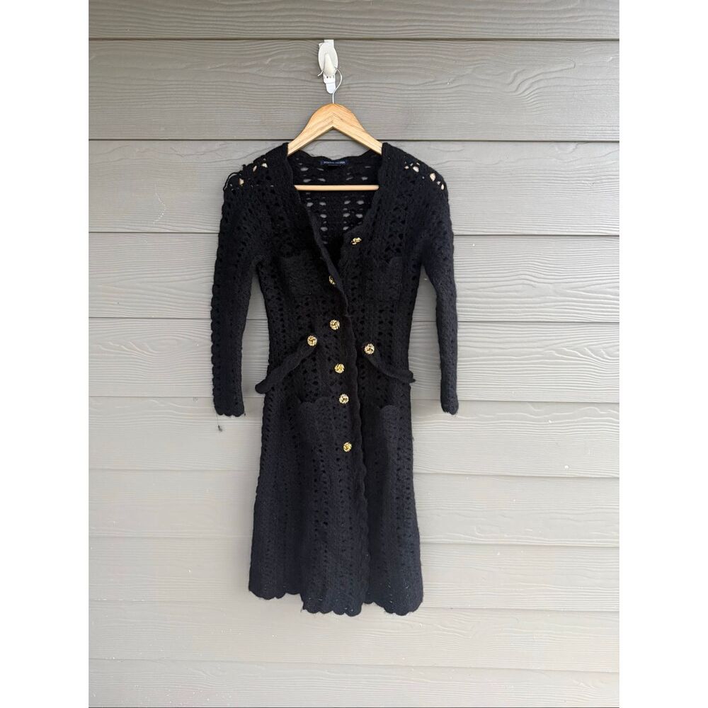 Boston Proper wool blend chunky knit cardigan